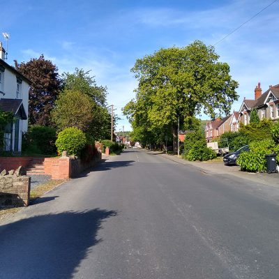 Road through the village